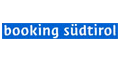 Logo "booking südtirol", das auf die Buchung von Urlaub auf dem Bauernhof in Südtirol verweist.